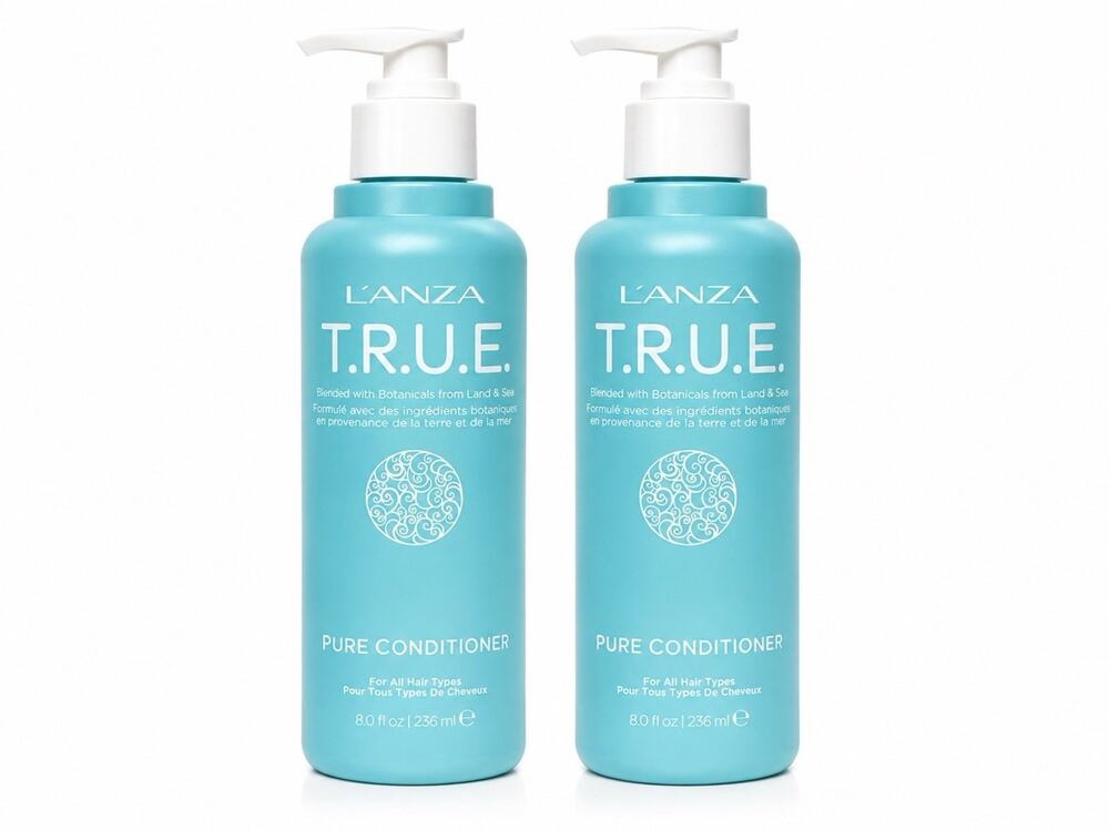 L’ANZA T.R.U.E. Pure Conditioner 8 fl oz 236ml Duo Pack All Hair Types